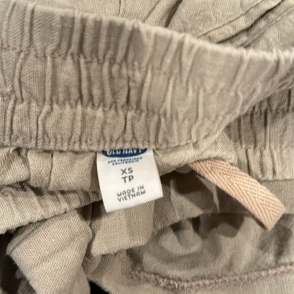 Old Navy Tan Linen Blend Pull On Shorts Size X Small - Picture 5 of 7